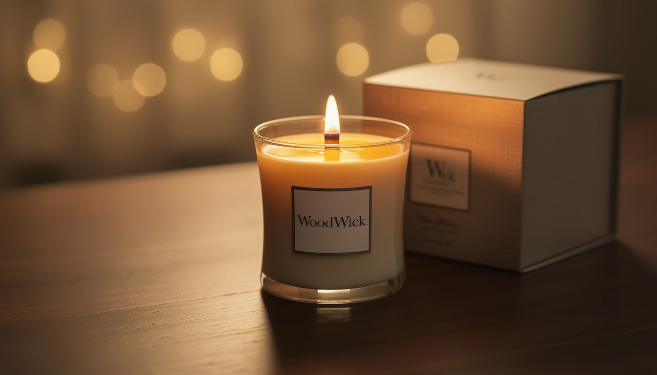 découvrez les bougies woodwick de yankee candle, alliant design élégant et parfum captivant pour une ambiance chaleureuse et relaxante chez vous.