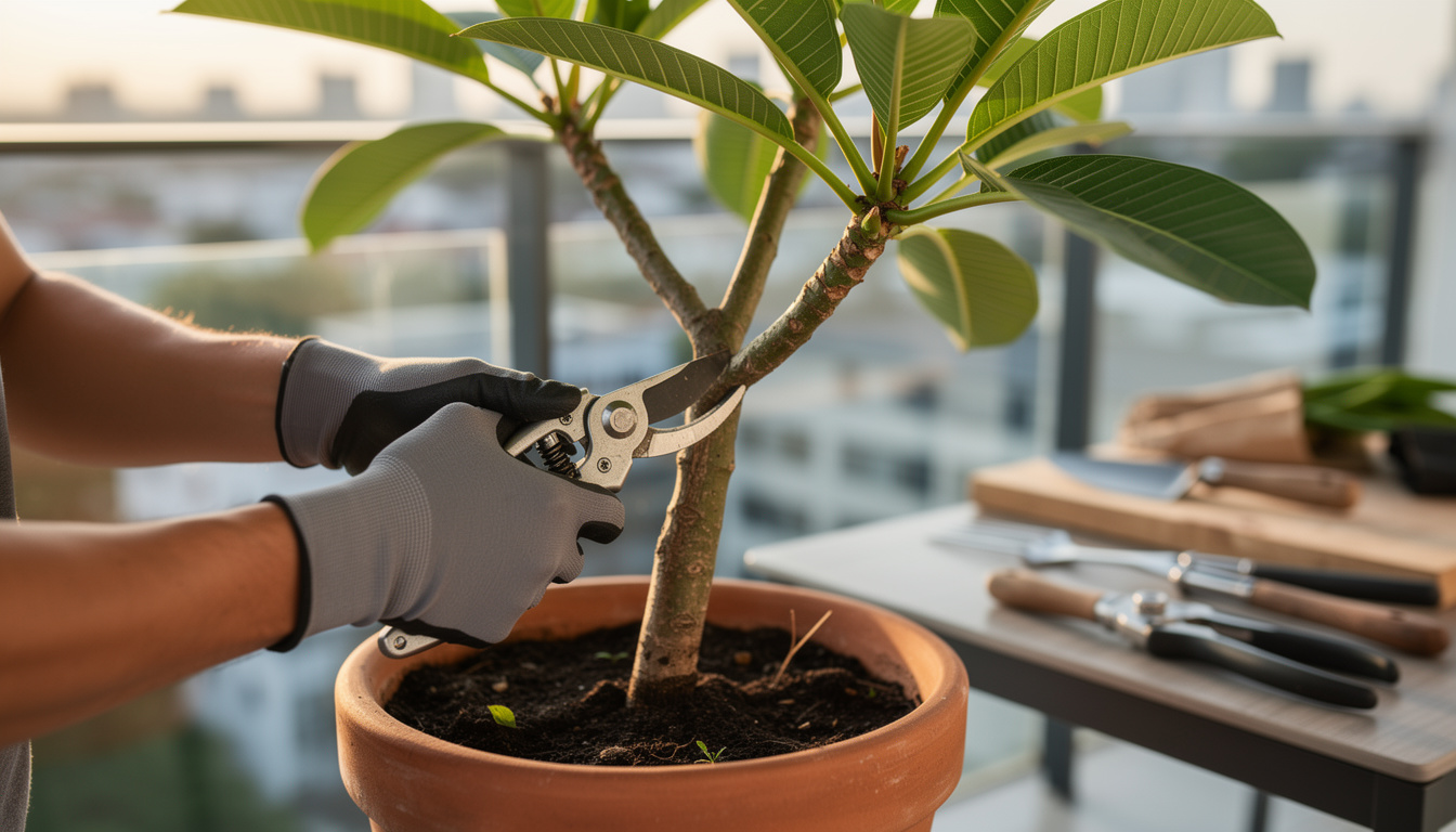 découvrez nos conseils pratiques pour faire fleurir un frangipanier en pot et profiter de ses magnifiques fleurs exotiques toute l'année.