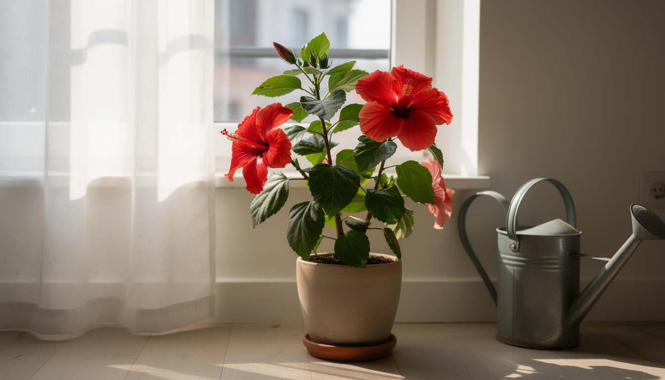 découvrez nos astuces pour réussir à faire fleurir un hibiscus d’intérieur et profiter de ses magnifiques fleurs colorées toute l'année.