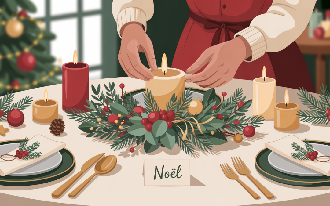 Décorez vos tables pour Noël