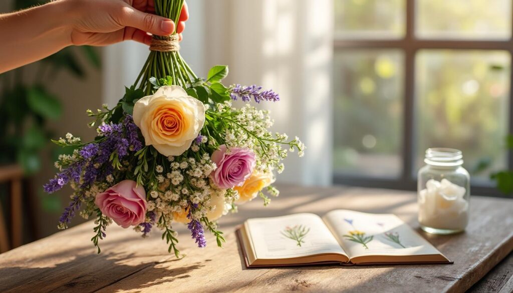 découvrez comment faire sécher un bouquet de fleurs tout en conservant leurs couleurs éclatantes grâce à des méthodes simples et efficaces.