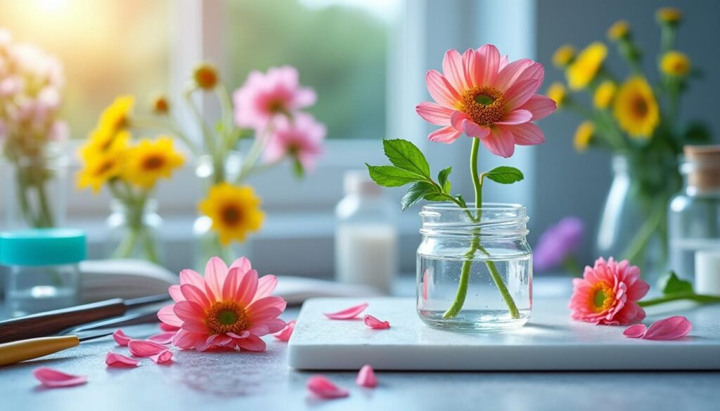 découvrez des techniques efficaces pour stabiliser une fleur et la conserver longtemps tout en préservant sa beauté et sa fraîcheur.