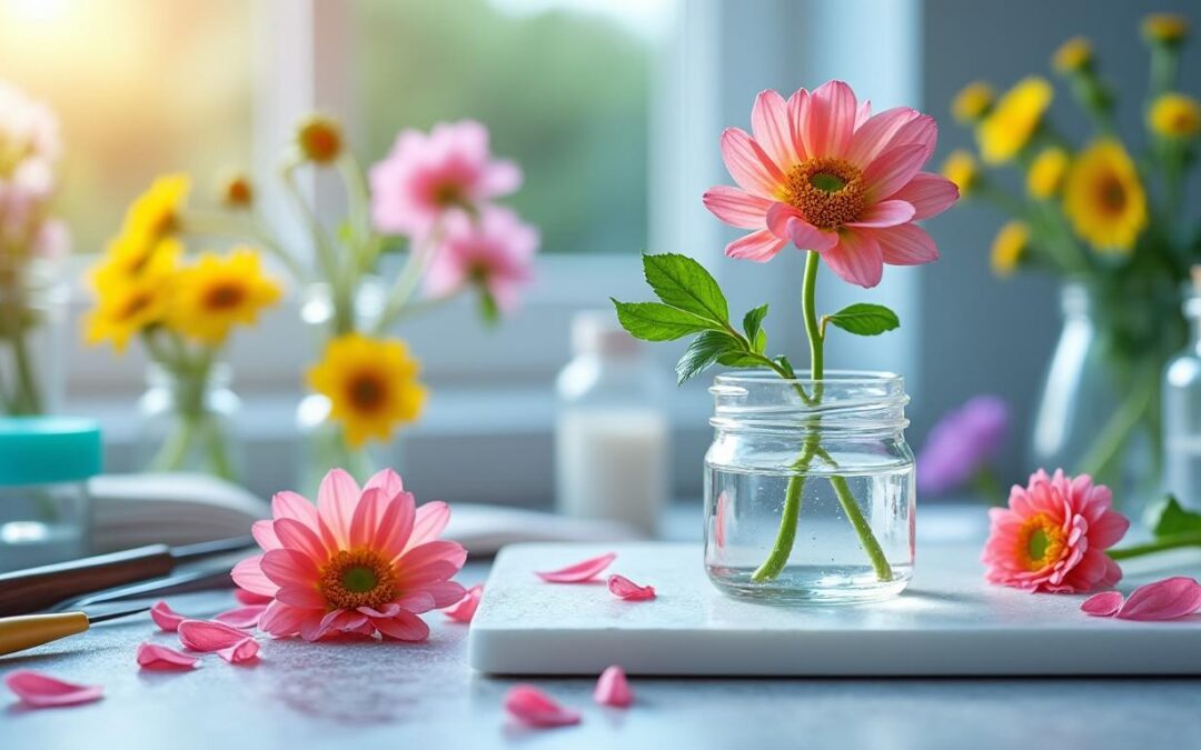 Comment stabiliser une fleur pour la conserver longtemps