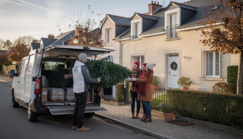 profitez de la livraison gratuite de votre sapin de noël directement chez vous à l’isle-adam. commandez dès maintenant et préparez les fêtes en toute simplicité !