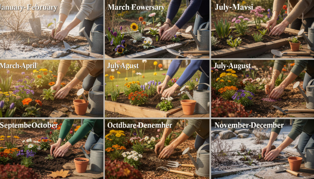 découvrez quand planter des fleurs avec notre guide complet mois par mois. apprenez les meilleures périodes pour semer et cultiver vos fleurs tout au long de l'année.