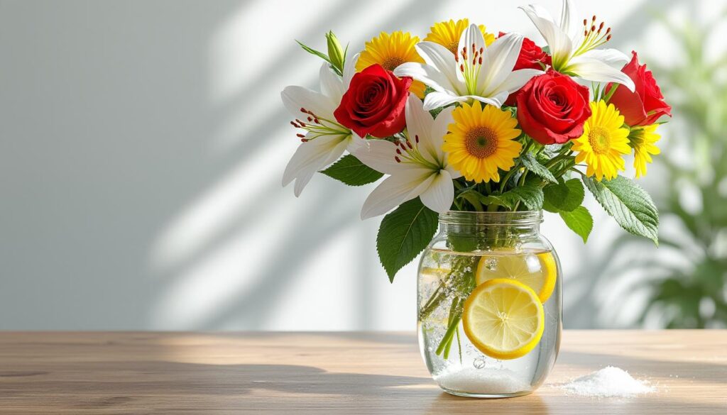 découvrez les astuces efficaces pour conserver vos fleurs coupées plus longtemps en ajoutant les bons ingrédients dans l'eau.