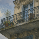 balcon saillant immeuble haussmannien garde-corps