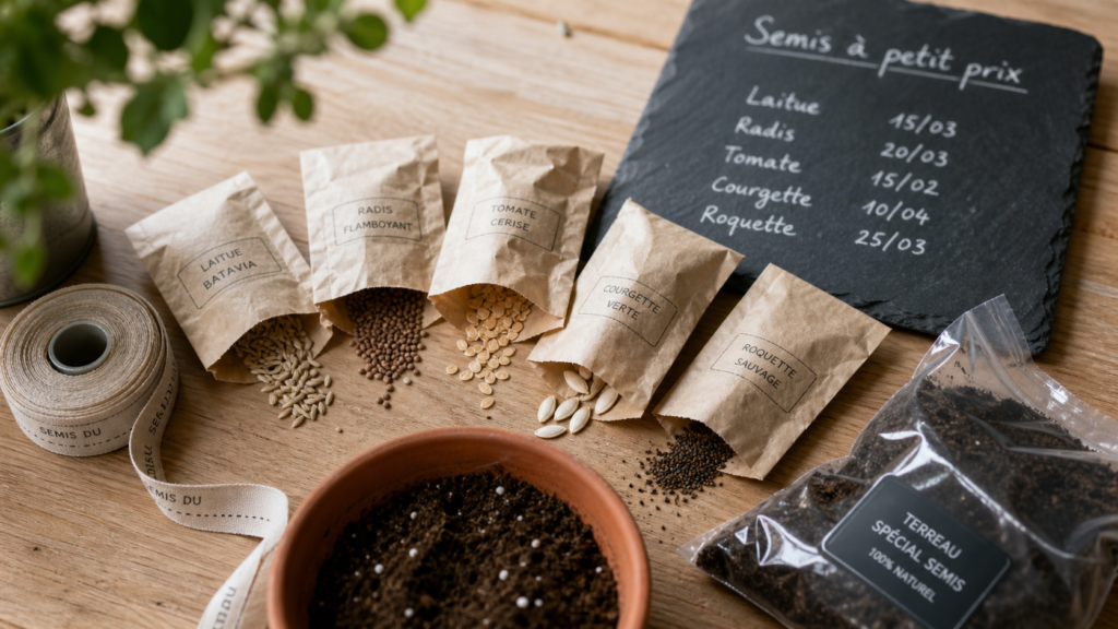 Graines Lidl pour potager à petit prix à 0,29 €