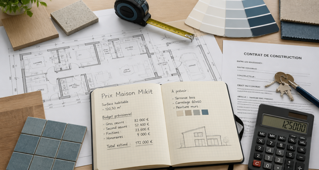 prix maison mikit plan matériaux