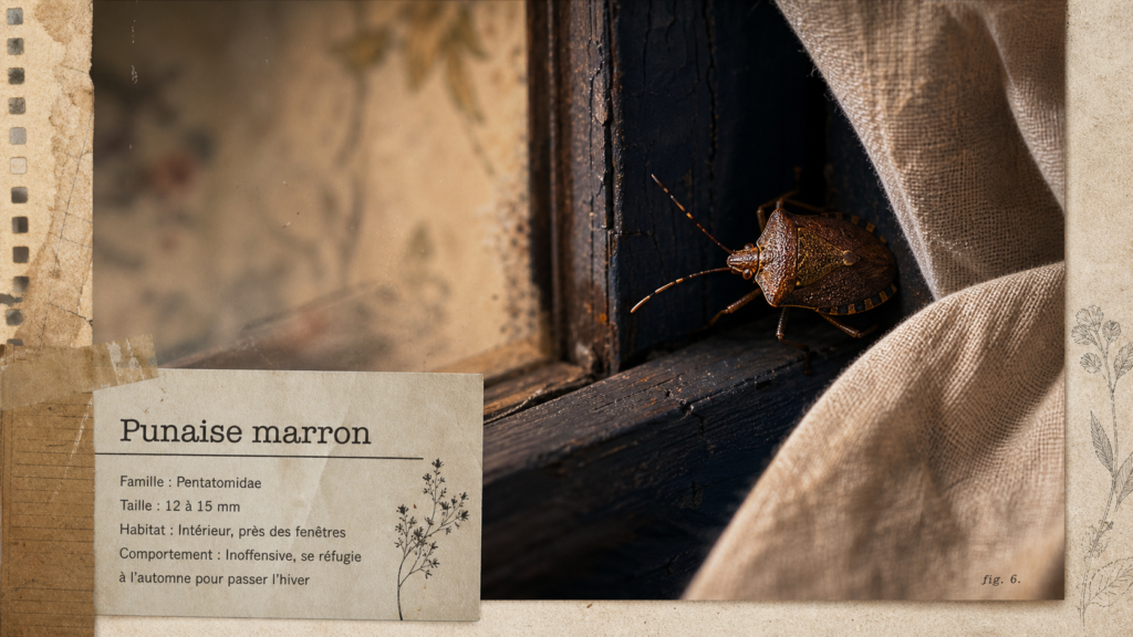 Punaise marron dans la maison, signification