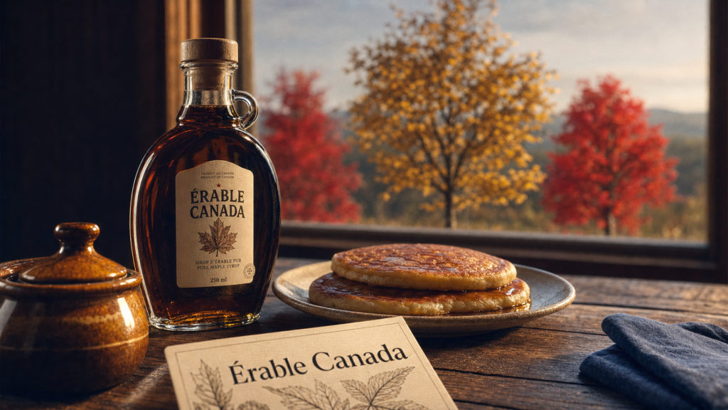 Erable Canada : sirop et feuilles d’érable, symbole national