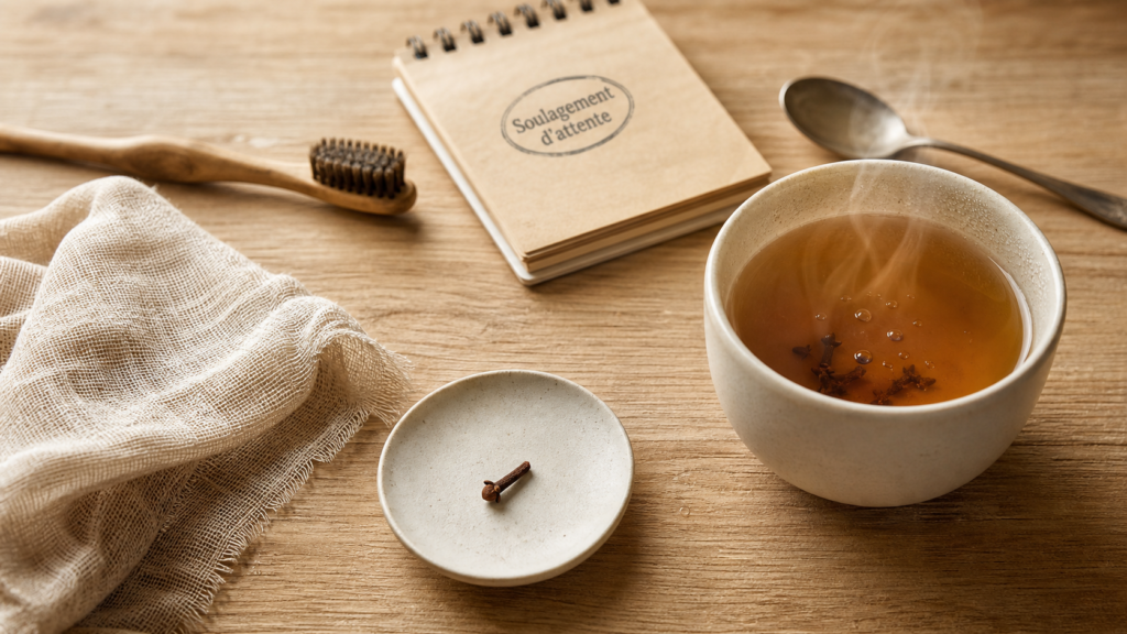 Maux de dents et clou de girofle, infusion soulage.