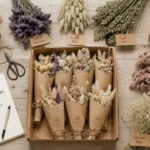 Fleurs séchées grossiste : vrac, bottes et bouquets