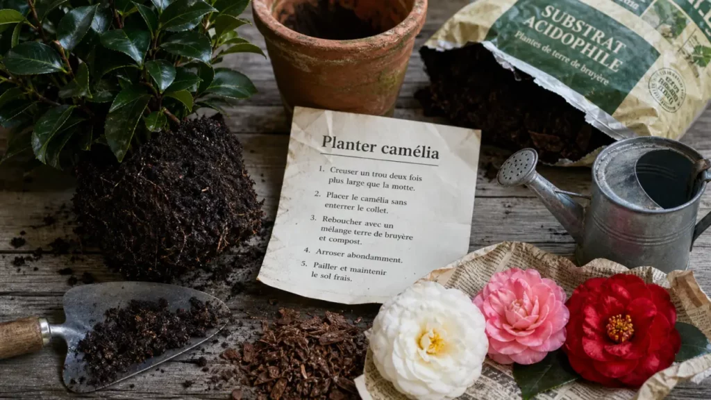 Quand planter un camelia : sol et emplacement