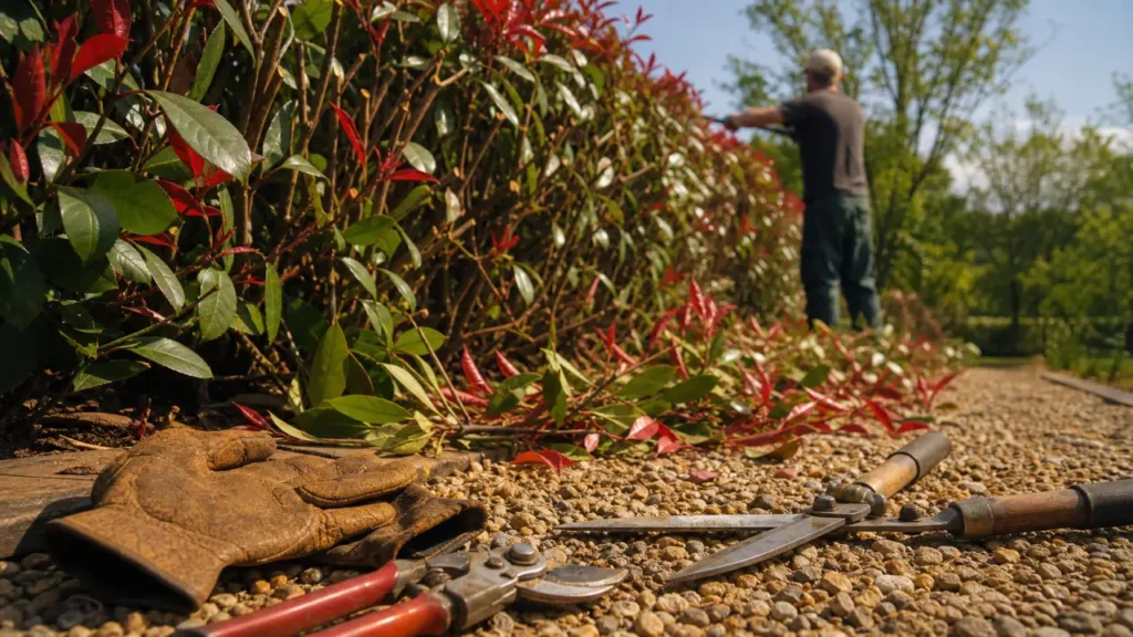 Quand tailler les photinia : taille après floraison au printemps