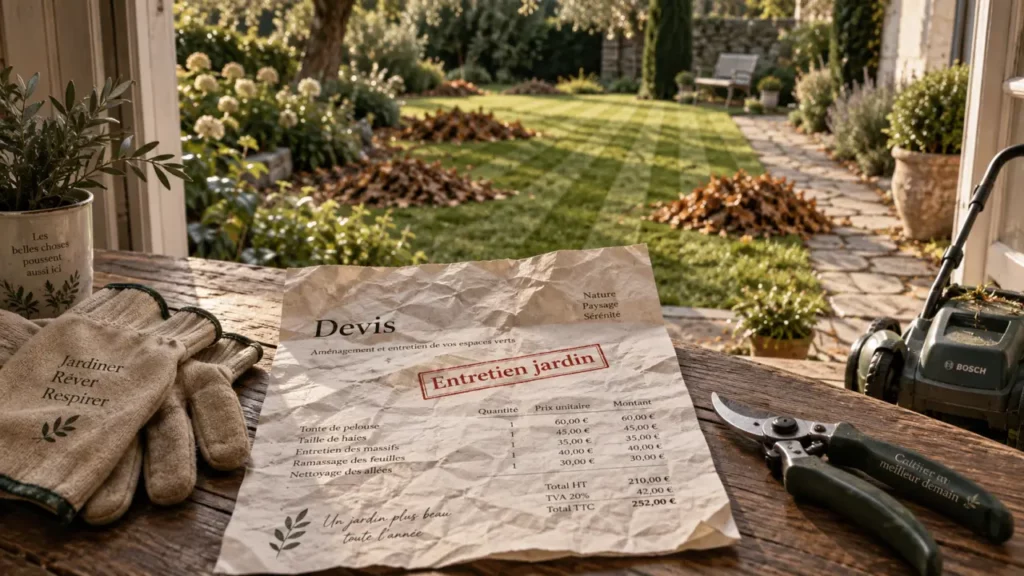 Aide jardinage personnes âgées : entretien jardin et devis