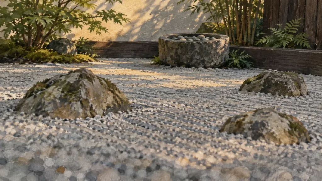 Mini jardin zen durable : gravier ratissé et entretien, conseils jardinage zen garden.org