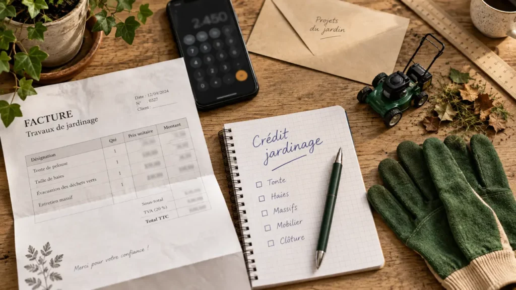 Crédit d'impôt jardinage 2026 : 50 % sur l'entretien