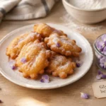 Fleurs de glycine comestibles : pétales triés, prêts à beignets