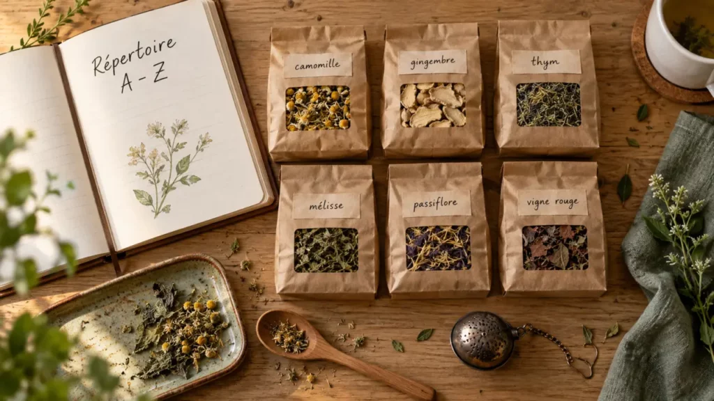 Les plantes médicinales de a à z : choisir la bonne partie et la préparation