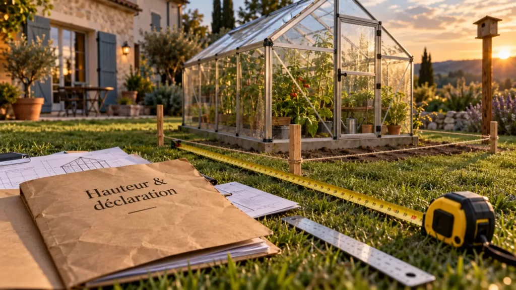 Réglementation serre de jardin : hauteur et surface
