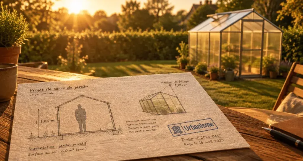 Taxe serre de jardin : seule la partie au-dessus de 1,80 m est taxable